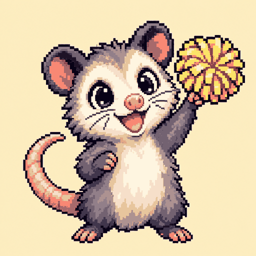 Tiny Pom Pom Possum logo